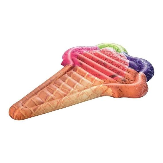 Colchoneta Inflable Helado Cucurucho 188 Cm Bestway 43183