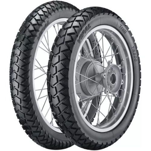Para neumáticos Pop 110 Biz 125 60/100-17 + 80/100-14 Tr300 Vipal