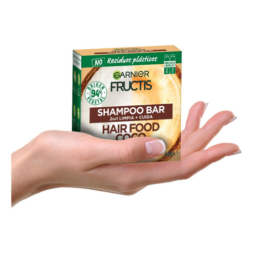 Shampoo En Barra Hair Food Coco Fructis