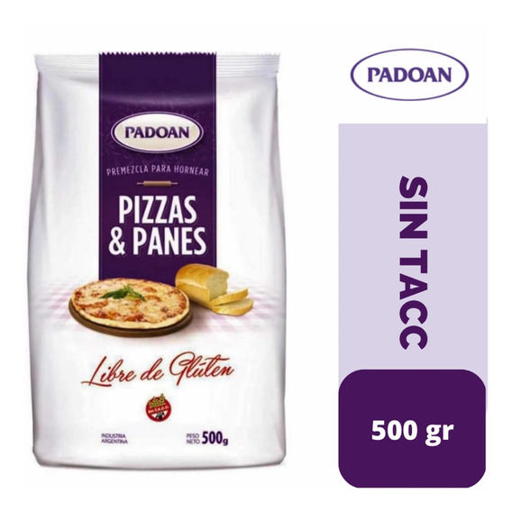 Premezcla Para Hornear Pan Y Pizza Sin Tacc Padoan 500 X Grs