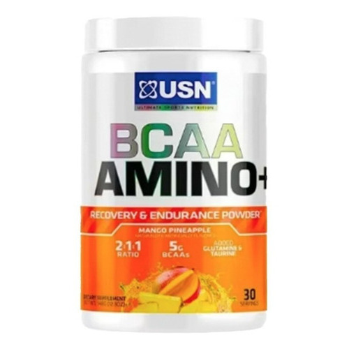  Bcaa Amino+ Usn - 30 Serv. ( Glutamine + Taurine ) Sabor Mango Pineapple