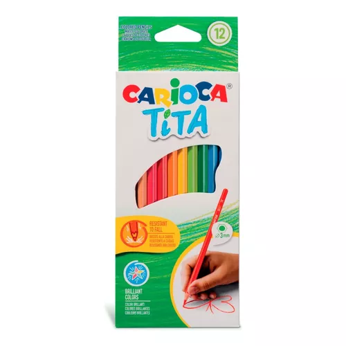 Officeday  Colored pencils CARIOCA TITA ECOFAMILY, 12pcs