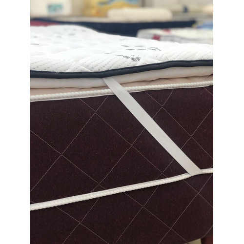 Pillow Top Desmontable Viscoelástico Multiflex 100 X 190 Color Blanco Diseño de la tela Liso Tamaño del colchón 1 1/2 plaza