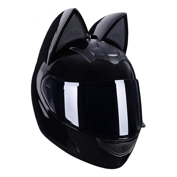 Casco De Motocicleta Con Oreja De Gato Certificado 3c