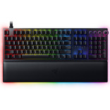 Teclado gamer Razer Huntsman V2 Analog QWERTY español color negro con luz RGB