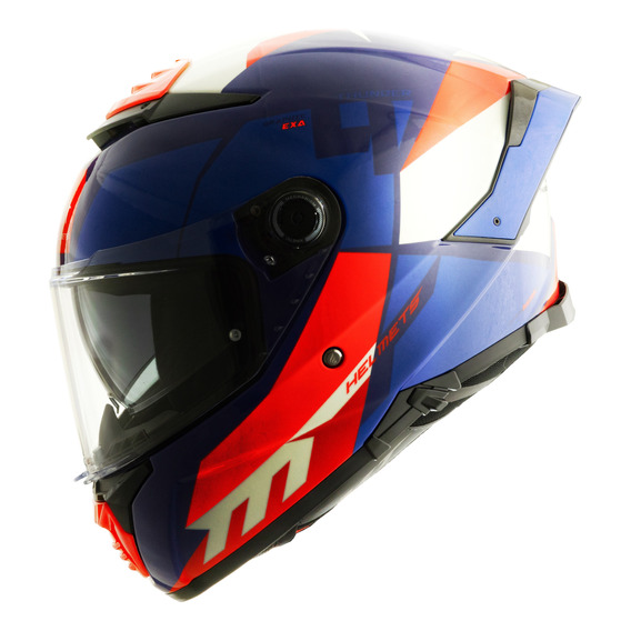 Casco Mt Helmets Thunder 4 Sv Exa C7 Azul + Pinlock Incluido