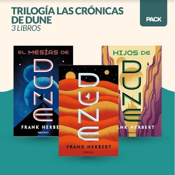 Trilogia Las Cronicas De Dune 3 Libros - Frank Herbert