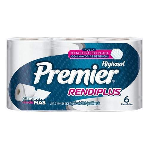 Papel Higienico Premier Rendiplus 6 Rollos
