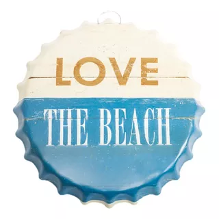 Anuncio Corcholata Lamina Love The Beach Playa