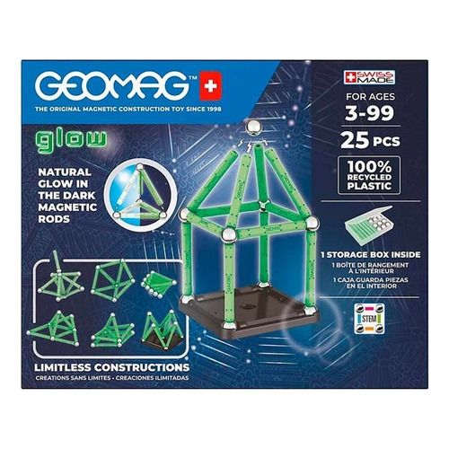 Geomag Glow 25 Pzs Construccion Magnetica