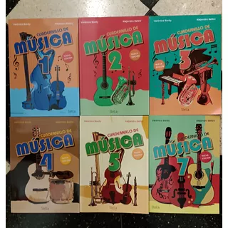 Cuadernillos De Música 1,2,3,4,5 Y 7