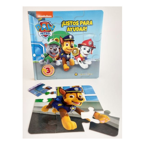 Libro ¡listos Para Ayudar! Paw Patrol - Con Rompecabezas