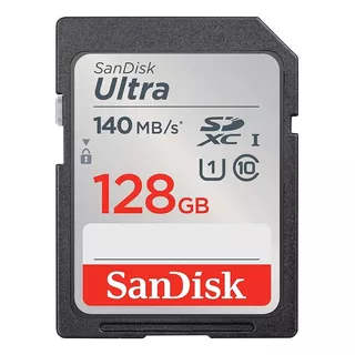 Cartão Sdxc Sandisk Uhs-i Ultra 128gb - 140mb/s