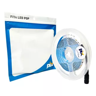 Rolo De 5 Metros De Fita Led 2835 Pix 24w 4000k 12v Ip20