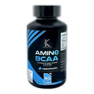 Amino Bcaa Kardagar Absorción Rápida 90 Cápsulas 22 Tomas