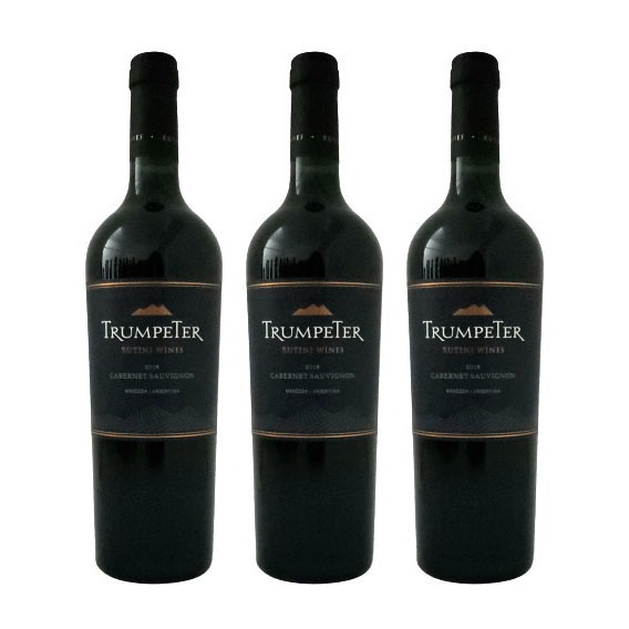 Vino Trumpeter Cabernet 750 Ml Botella Pack X3 Fullescabio