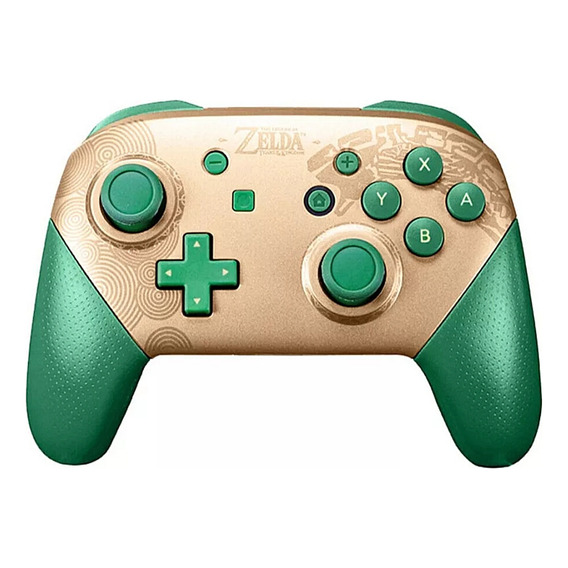 Control Pro Compatible Nintendo Switch Edición Zelda Tears Color Dorado