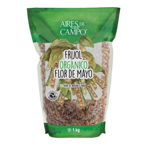 Frijol Flor De Mayo 100% Orgánico Aires De Campo 1kg