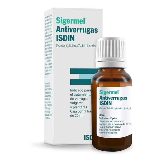 Solución Isdin Sigermel Antiverrugas Frasco Con 20ml