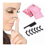 Respingador Nasal Corrector De Nariz 3 Pares 1 Ch, 1 M Y 1 L Color Negro