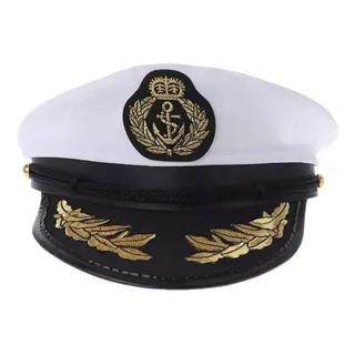 Gorro Capitán Marinero Para Disfraz Adulto