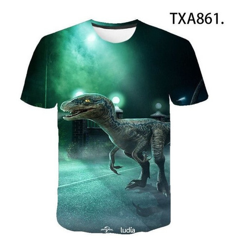 Jurassic Park Camiseta Hombres Mujeres Niños 3d Impreso T-sh 