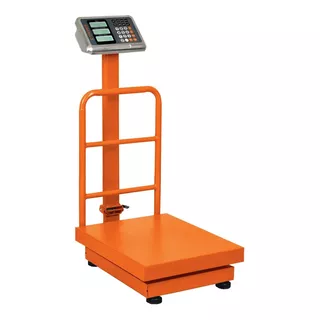 Báscula Comercial Digital Truper Bas-200pla 15732 200kg Con Mástil 127v Naranja 50 cm X 40 cm