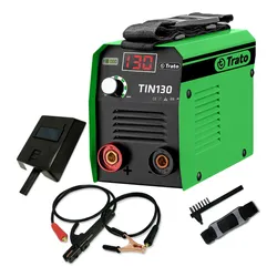 Máquina Solda Inversora 130a Mma Tin130 220v Trato Cor Verde-escuro no Mercado Livre com oferta e cupom de desconto