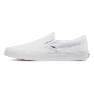 Tenis Casual Unisex Vans Slip On Vn000eyew00 Blanco Original