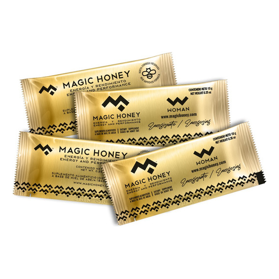 Mielmagic Honey 4 Sobres (2 Hombres Mas 2 Mujer)