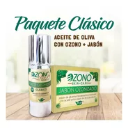 Paquete Kit De Jabón Con Ozono Y Aceite De Oliva Ozonizado