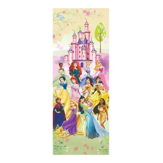 Adesivo Decorativo Para Porta Princesas Disney Mod. 956