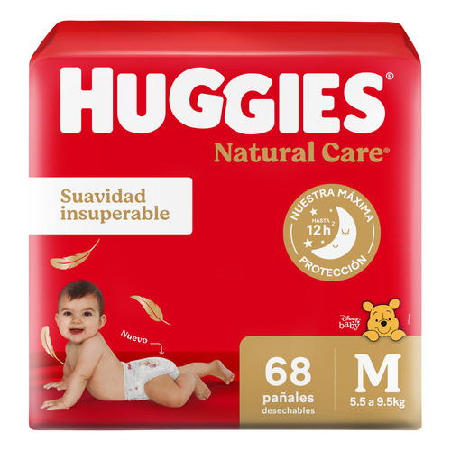 Huggies Supreme Care pañales tamaño M 68 unidades