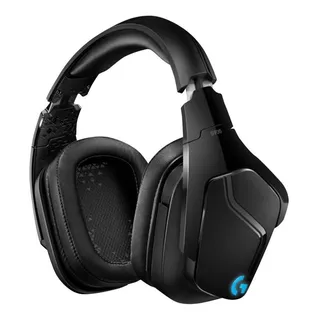 Auriculares Gamer Inalámbricos Logitech G G Series G935 G935 Negro Y Azul Con Luz  Rgb Led