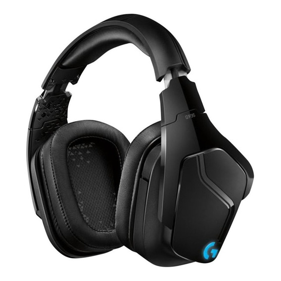 Auriculares gamer inalámbricos Logitech G G Series G935 G935 negro y azul con luz  rgb LED