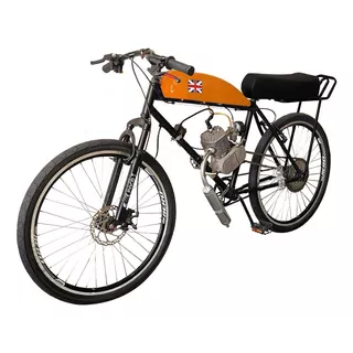 Bicicleta Motorizada Café Racer Sport Banco Xr Cor Laranja Trumph