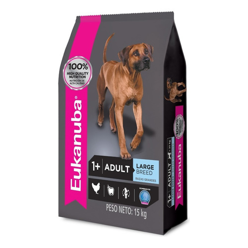 Alimento Eukanuba Perro Adulto de raza grande sabor mix en bolsa de 3 kg