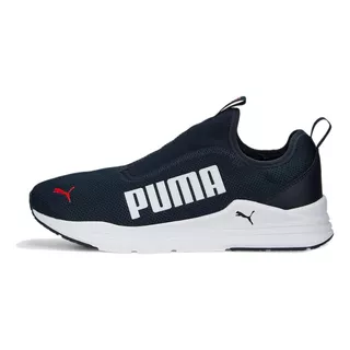 Tenis Para Hombre Puma Wired Rapid Color Parisian Night/puma White/for All Time Red - Adulto 25.5 Mx