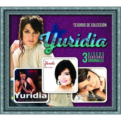 Yuridia Tesoros De Coleccion 3 Discos Cd