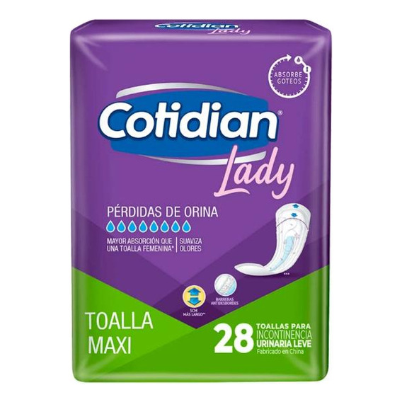 Toalla Cotidian Lady Maxi X28