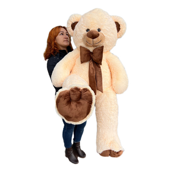 Oso Gigante De Peluche 160 Cmts +perfumado +moño Regalo 