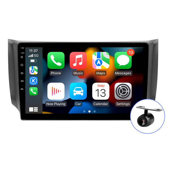 Estéreo 2gb Carplay Cámara Para Nissan Sentra B17 2013-2019