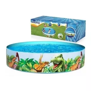 Piscina Infantil Dinossauro Circular 946 Litros Verão Calor