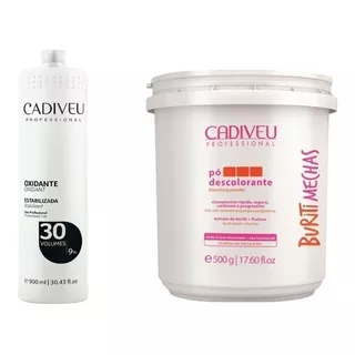 Kit Cadiveu Po Descolorante 500g + Ox 30 Volumes 900ml