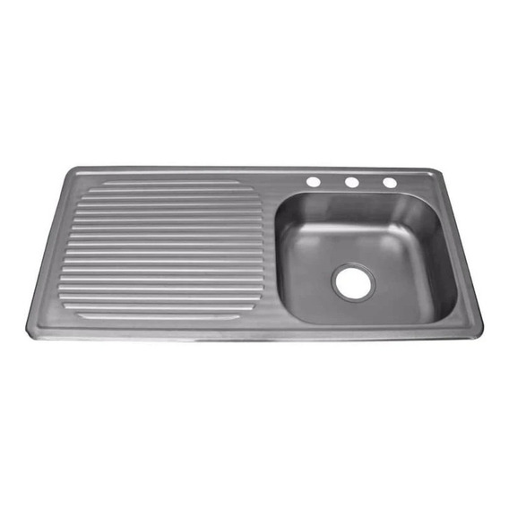 Fregadero Tarja Con Escurridor Empotrar Acero Inox 80x50 