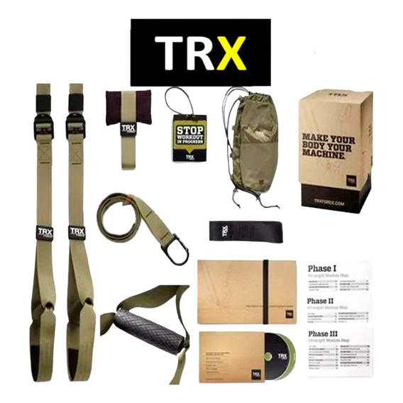 Bandas De Suspensión Trx Militar Trainer