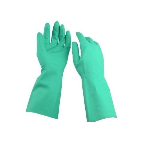 Guantes De Nitrilo Verde - Varias Tallas 