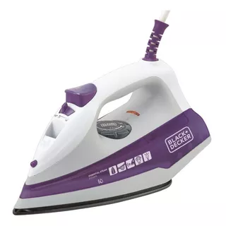 Ferro A Seco Black+decker Roxo Fx1000-b2 - 220 Volts Cor Branco 220v