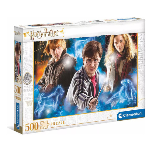 Rompecabezas Harry Potter Patronus 500 Pz Clementoni Italia Hermione Ron