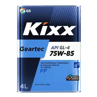 Aceite Transmisión Estándar Kixx Geartec Gl-4 75w-85, 4l